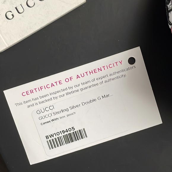 Authentic Gucci Runway Logo GG Sterling Silver Adjustable Necklace - Picture 13 of 13